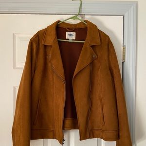Old Navy Brown Suede Jacket XXL